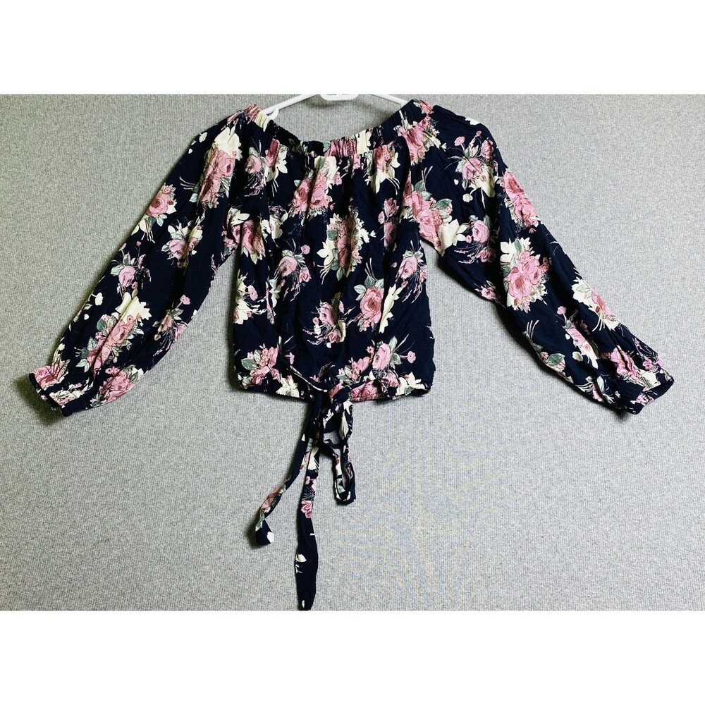 AZ Junior Top Long Sleeves Elastic Open Neck Sz S/M